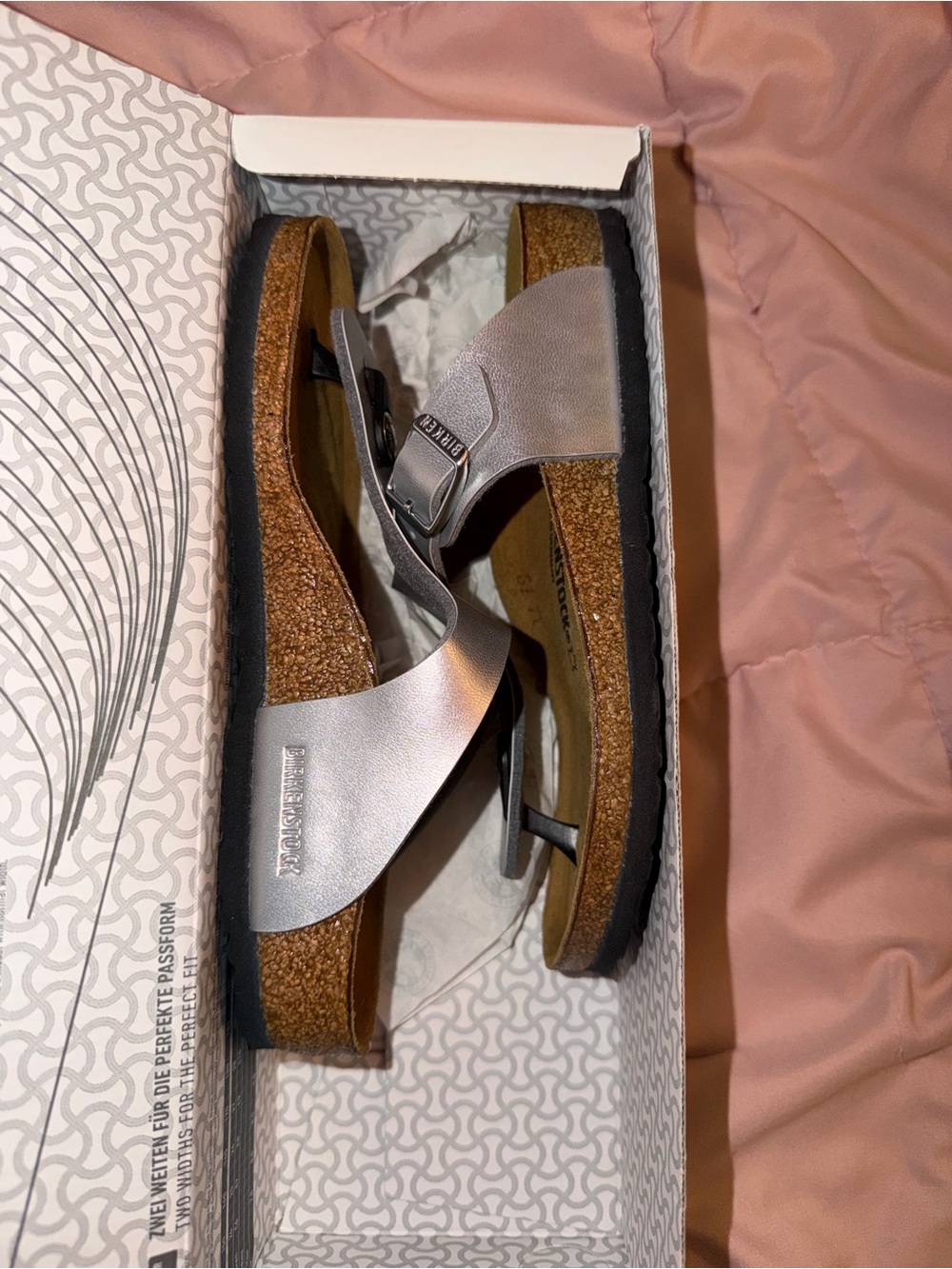 Little Girls Birkenstock Sandals - Picture 3 of 10